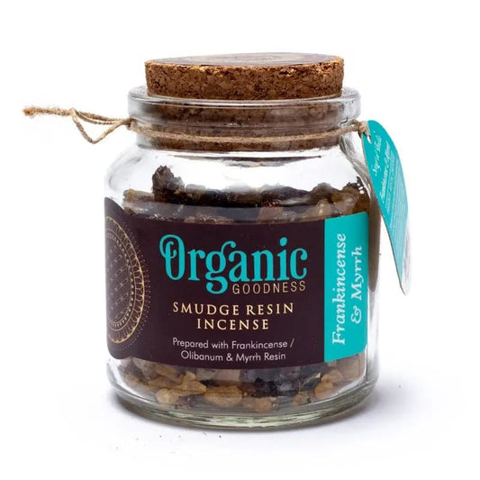 Smudge Resin Frankincense & Myrrh Organic Goodness - Rivendell Shop