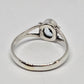 Blue Topaz Sterling Silver Ring - Rivendell Shop