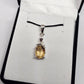 Citrine Sterling Silver Pendant - Rivendell Shop