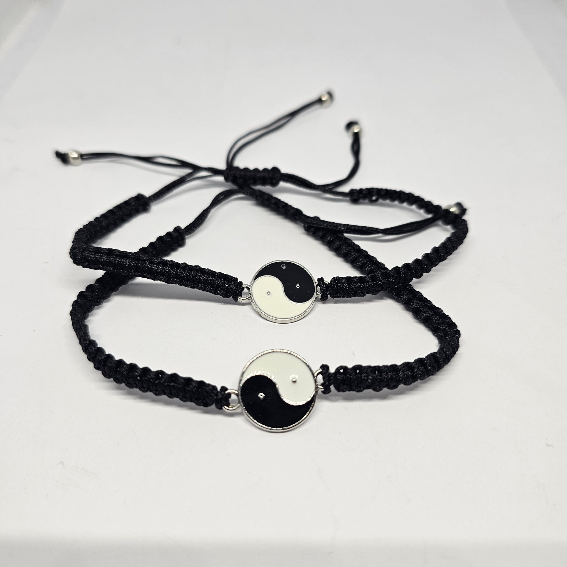 Yin Yang Wax Cord Bracelet - Rivendell Shop