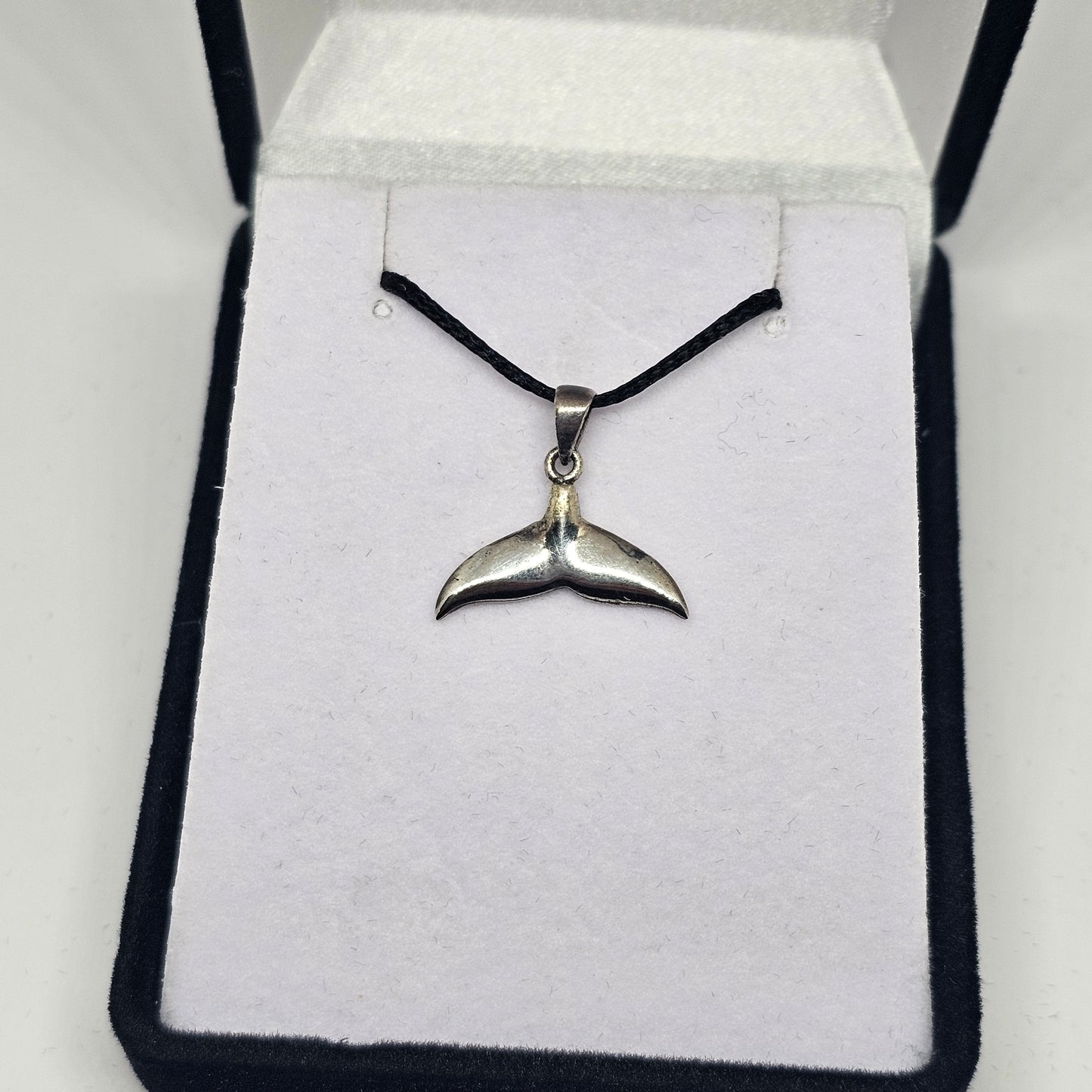 Sterling Silver Mini Whale Tail - Rivendell Shop