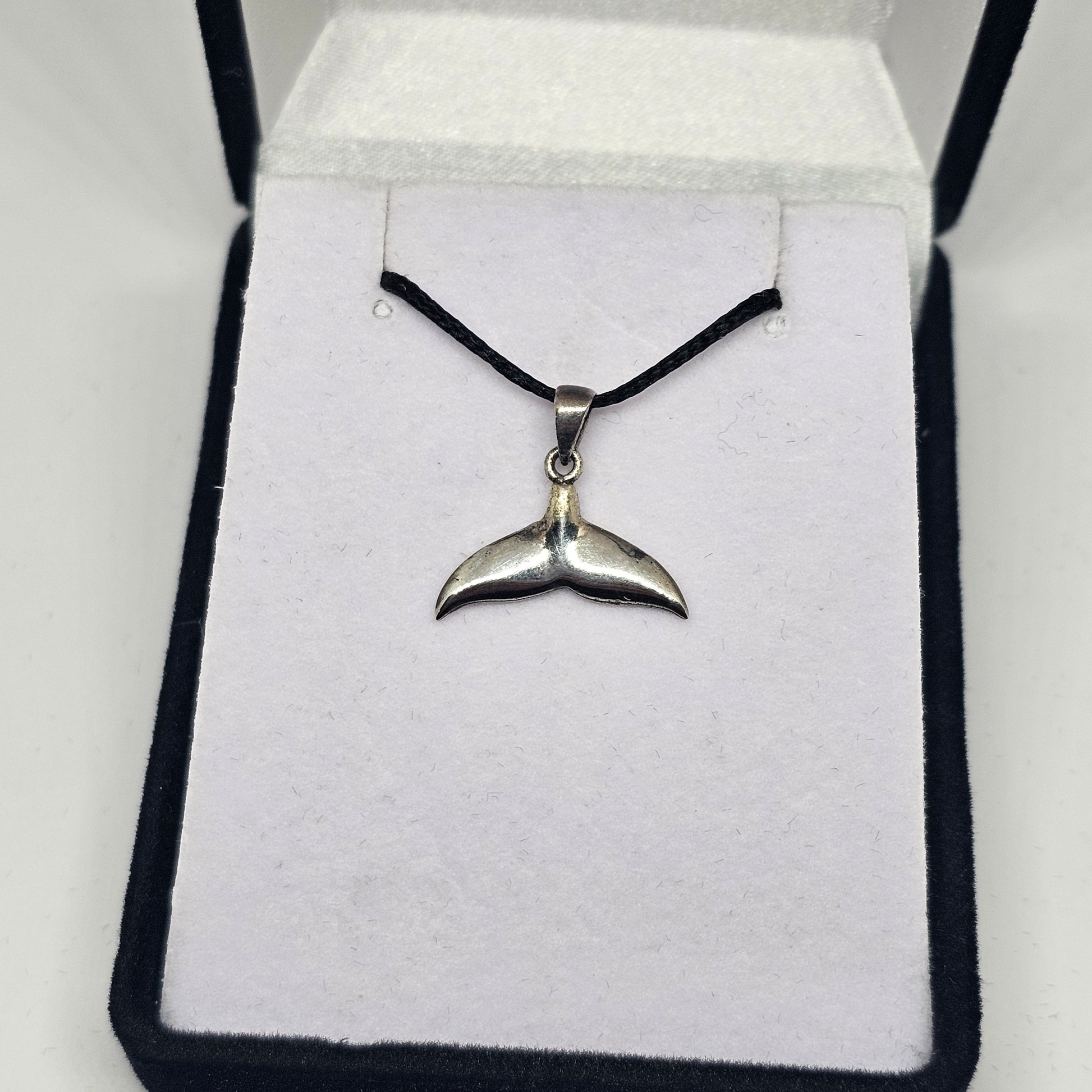 Sterling Silver Mini Whale Tail - Rivendell Shop