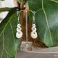 Handcarved Bone Earrings - Pikorua (Twist) - Rivendell Shop