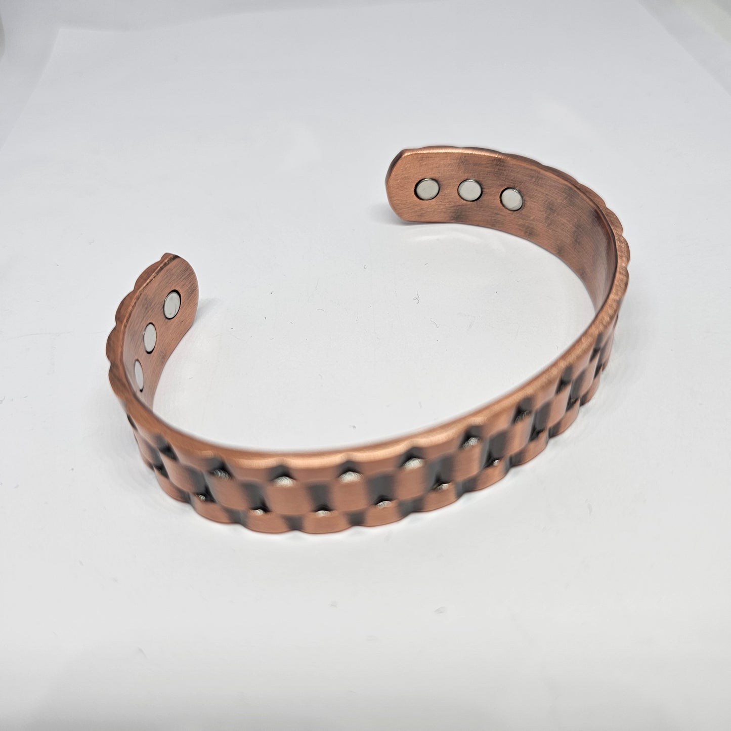 Copper Bracelet - Woven 6 Magnets - Rivendell Shop