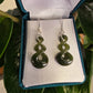 Greenstone Triple Twist Pikoura Greenstone Earrings - Rivendell Shop
