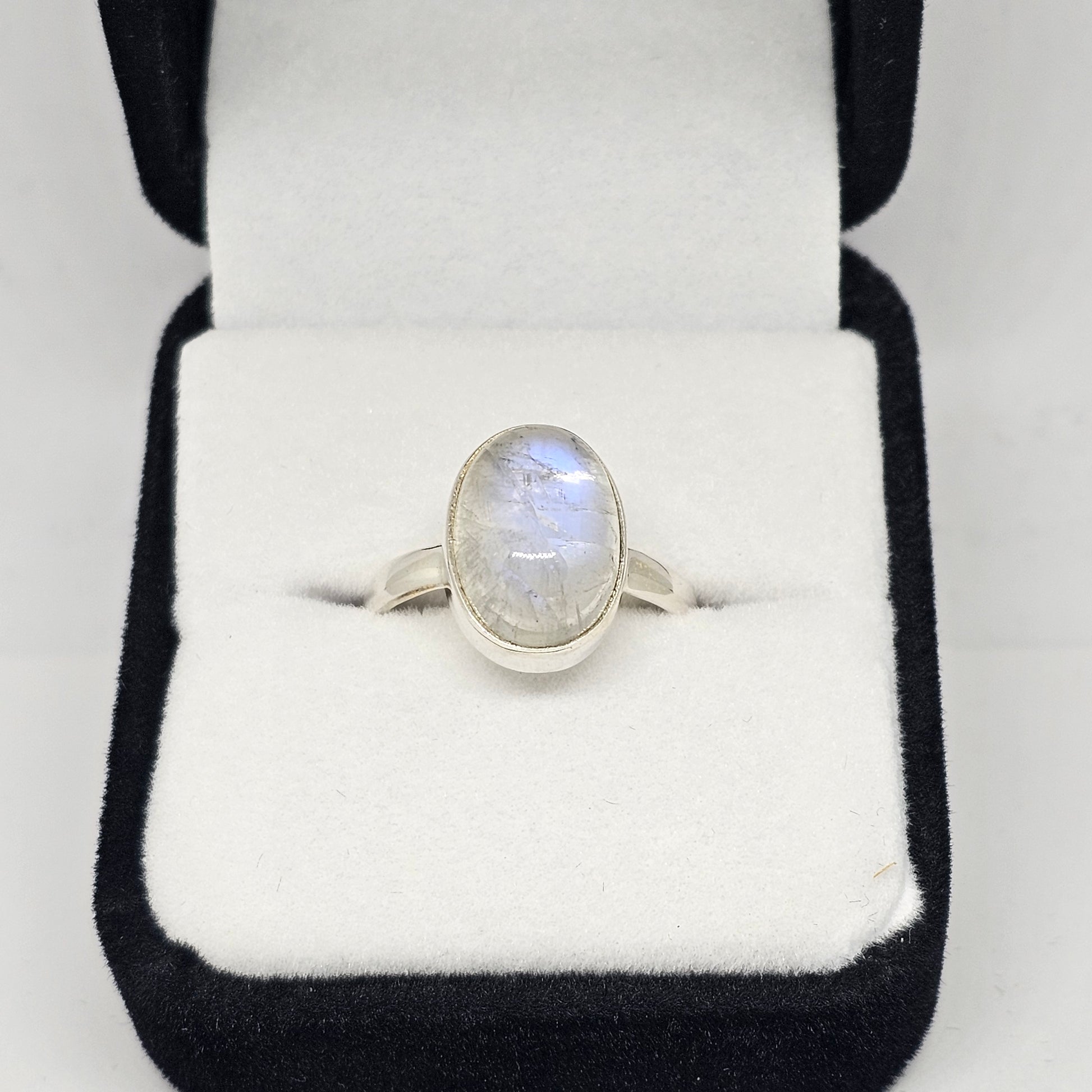 Moonstone Sterling Silver Ring - Rivendell Shop