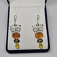 Amber Butterfly Earrings - Rivendell Shop