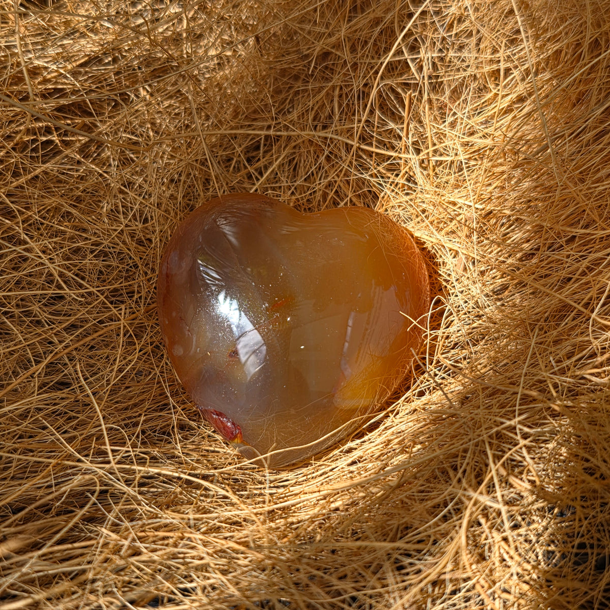 Gemstone Heart Carnelian - Rivendell Shop
