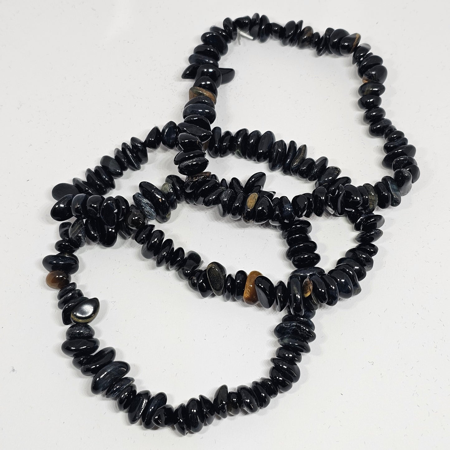 Blue Tigers Eye Chip Bracelet - Rivendell Shop