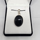 Black Onyx Sterling Silver Pendant - Rivendell Shop