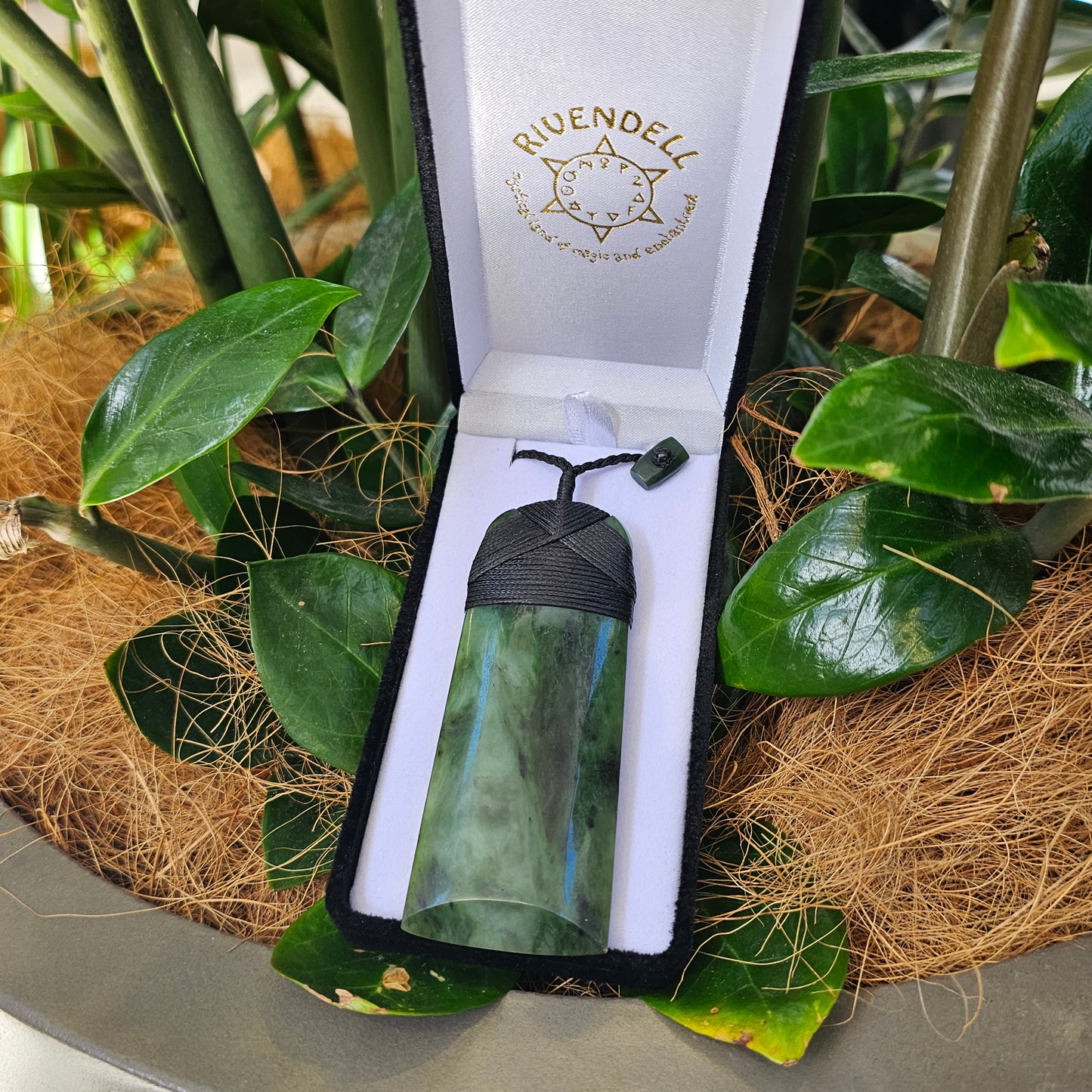 Large Greenstone (Pounamu) Toki Pendant 85mm x 35mm