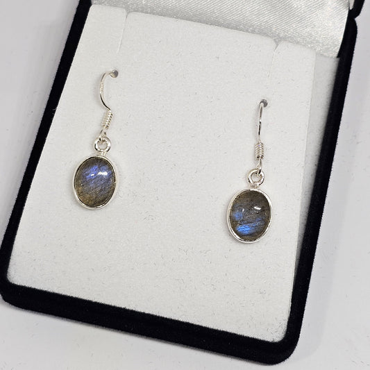 Labradorite Sterling Silver Earrings