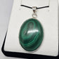 Malachite Sterling Silver Pendant - Rivendell Shop
