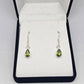 Peridot Sterling Silver Earrings - Rivendell Shop
