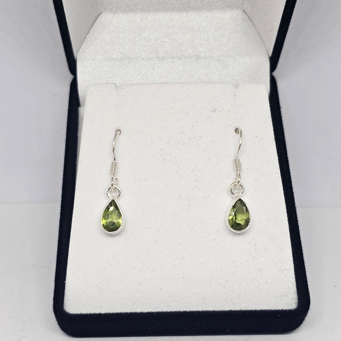 Peridot Sterling Silver Earrings - Rivendell Shop