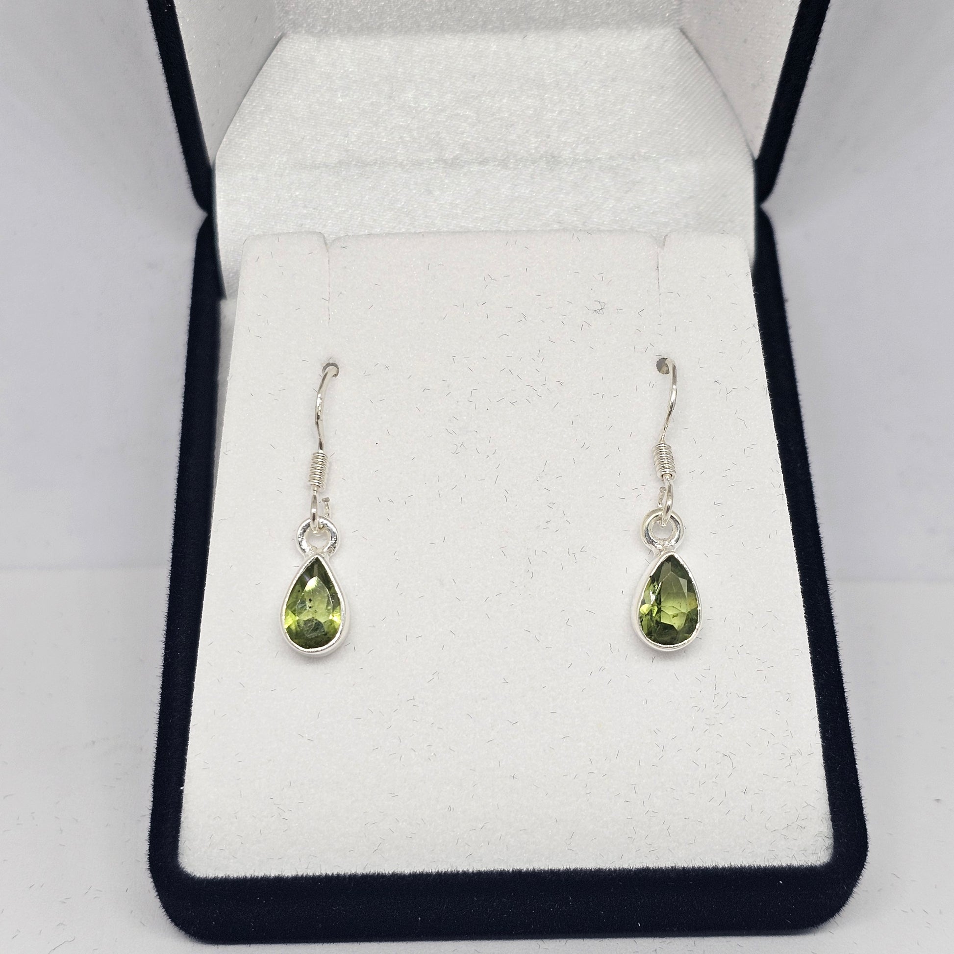 Peridot Sterling Silver Earrings - Rivendell Shop