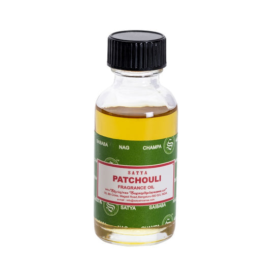 Satya Patchouli Fragrance Oil 30ml - Rivendell Shop