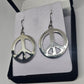 Sterling Silver Peace Earrings - Rivendell Shop