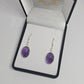 Amethyst Sterling Silver Earrings - Rivendell Shop
