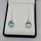 Blue Topaz Sterling Silver Earrings - Rivendell Shop