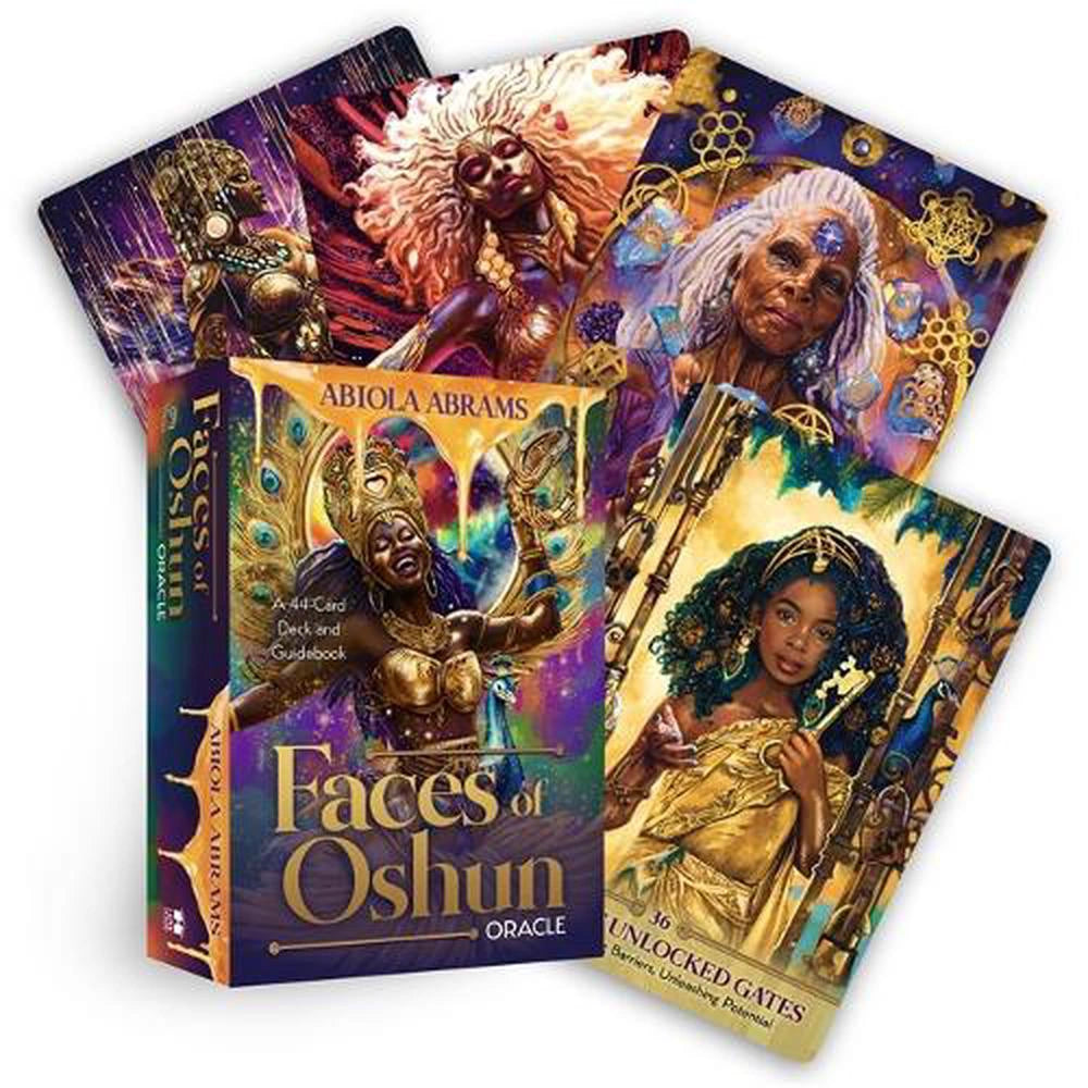 Faces of Oshun Oracle
a 44-card deck and guidebook - Rivendell Shop