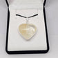 Citrine Heart Pendant - Rivendell Shop