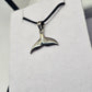 Sterling Silver Mini Whale Tail - Rivendell Shop