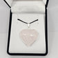 Rose Quartz Heart Pendant - Rivendell Shop