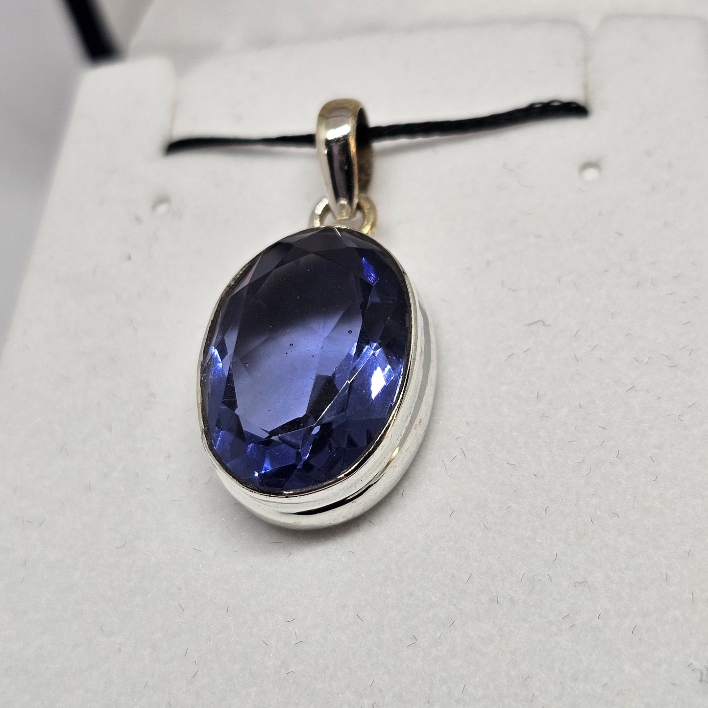 Iolite Sterling Silver Pendant - Rivendell Shop