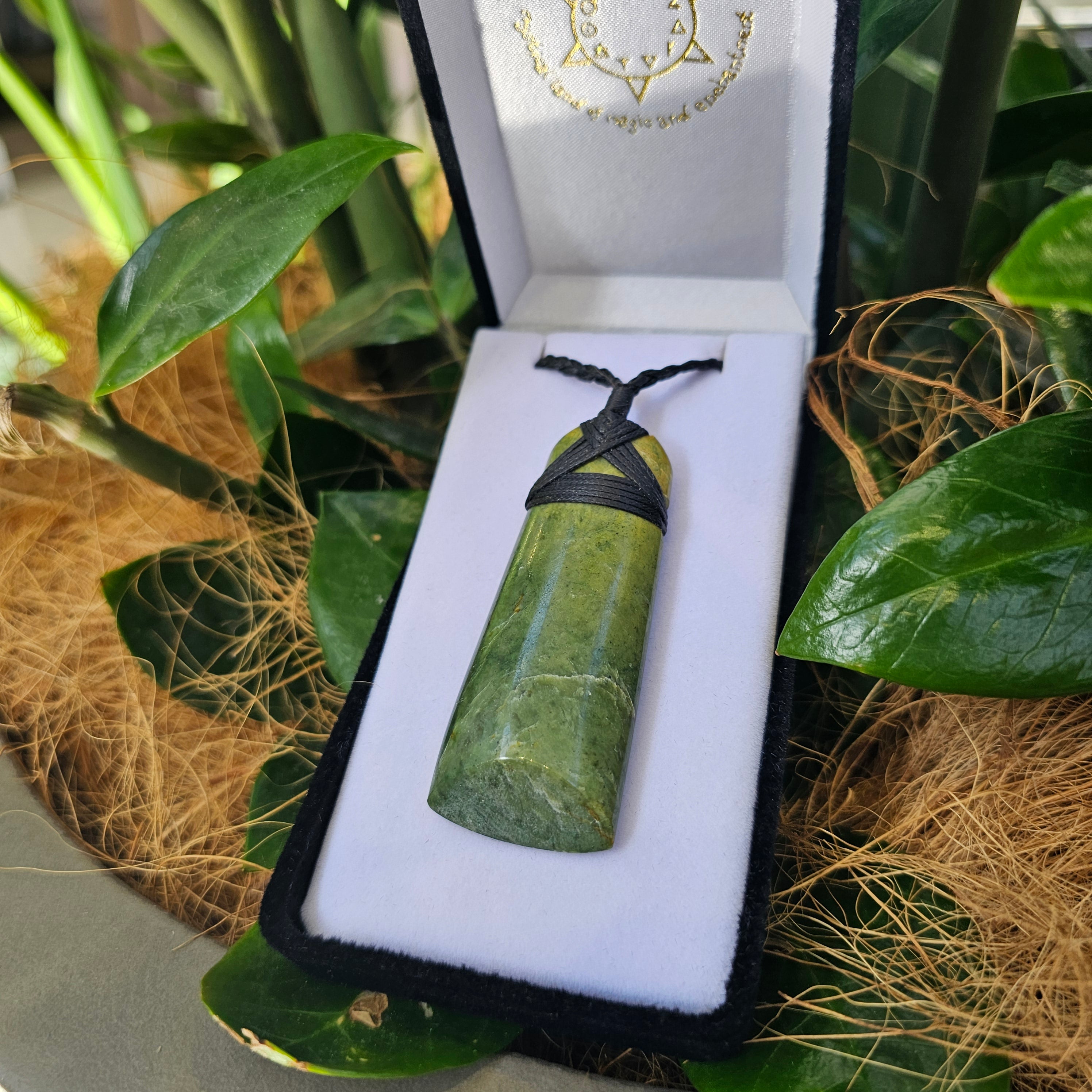 Large Greenstone (Pounamu) Toki Pendant 65x25mm