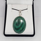 Malachite Sterling Silver Pendant - Rivendell Shop