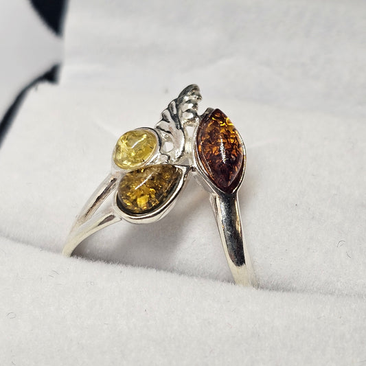Amber Ring - Rivendell Shop