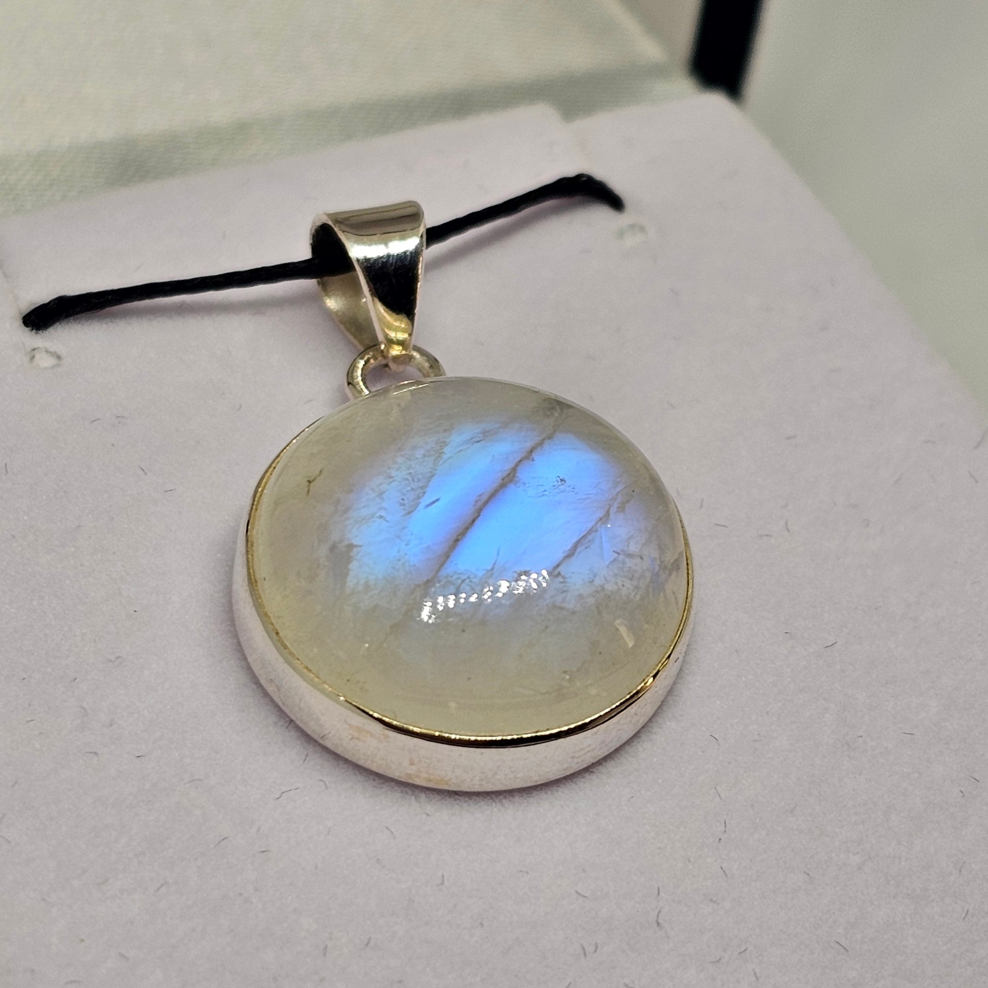 Moonstone Sterling Silver Pendant - Rivendell Shop