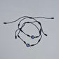 Evil Eye 7 Knot Wax Bracelet - Rivendell Shop