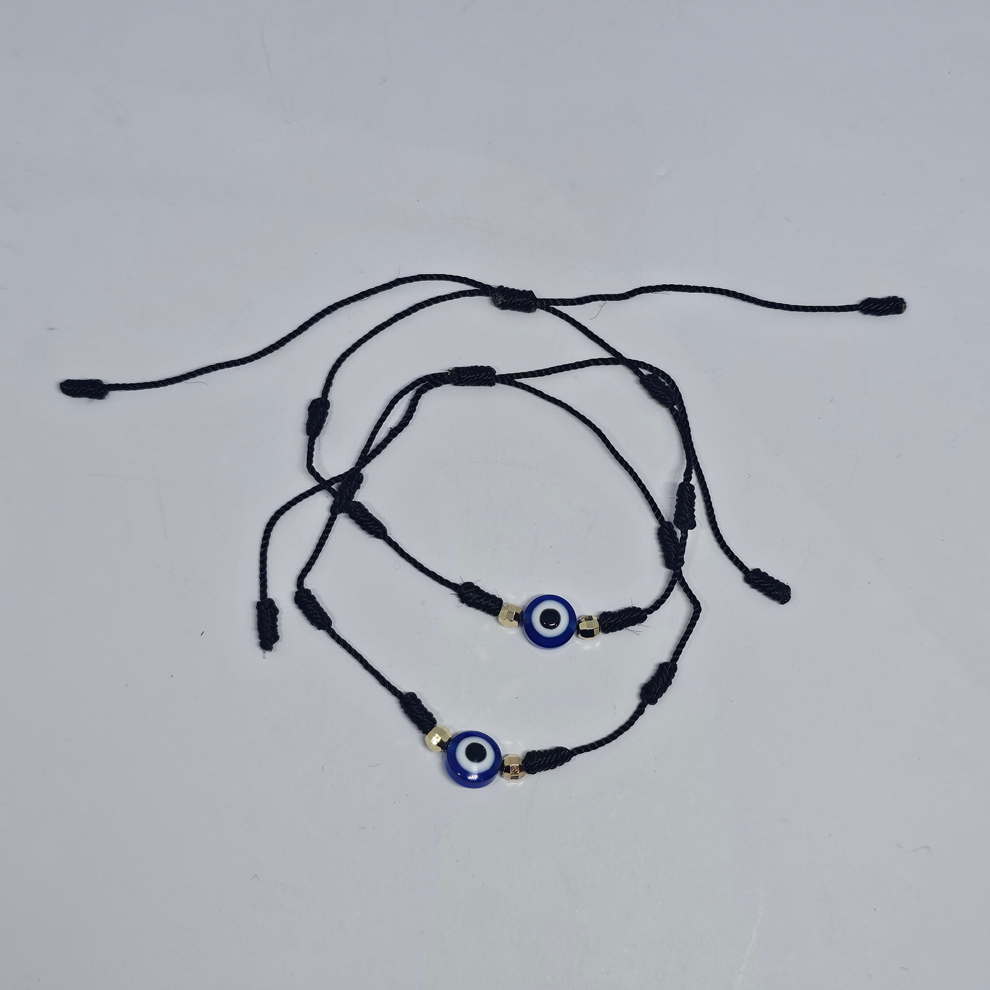 Evil Eye 7 Knot Wax Bracelet - Rivendell Shop