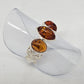 Amber Butterfly Ring - Rivendell Shop