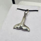 Sterling Silver Whale Tale Pendant - Rivendell Shop