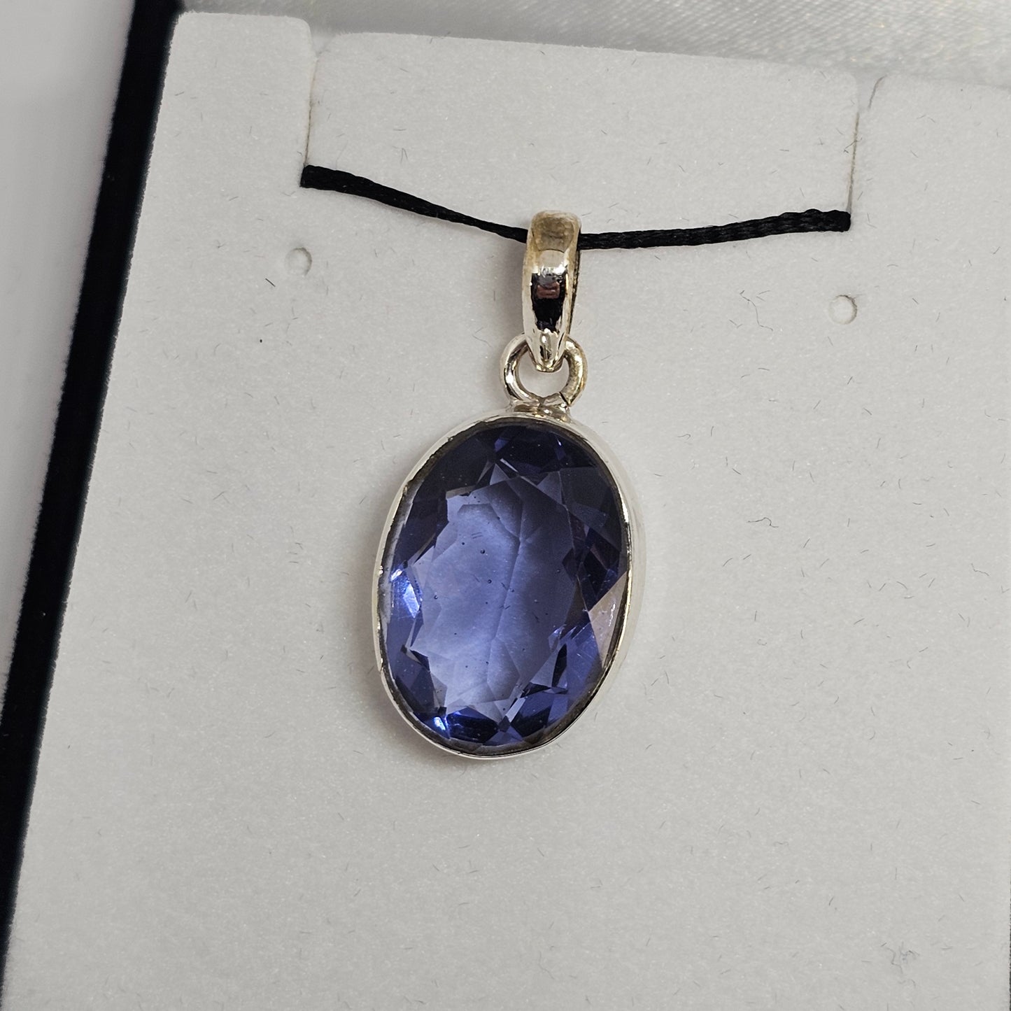 Iolite Sterling Silver Pendant - Rivendell Shop
