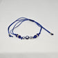 Evil Eye Wax Bracelet - Dark Blue - Rivendell Shop