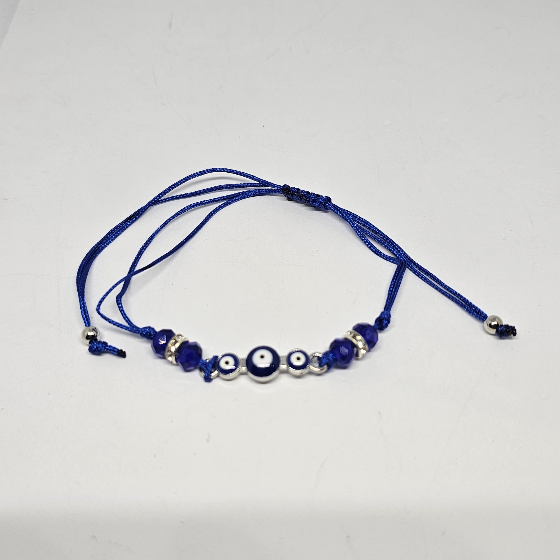 Evil Eye Wax Bracelet - Dark Blue - Rivendell Shop
