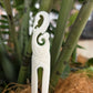 Handcarved Bone 2 Prong Heru (Comb) - Manaia - Rivendell Shop
