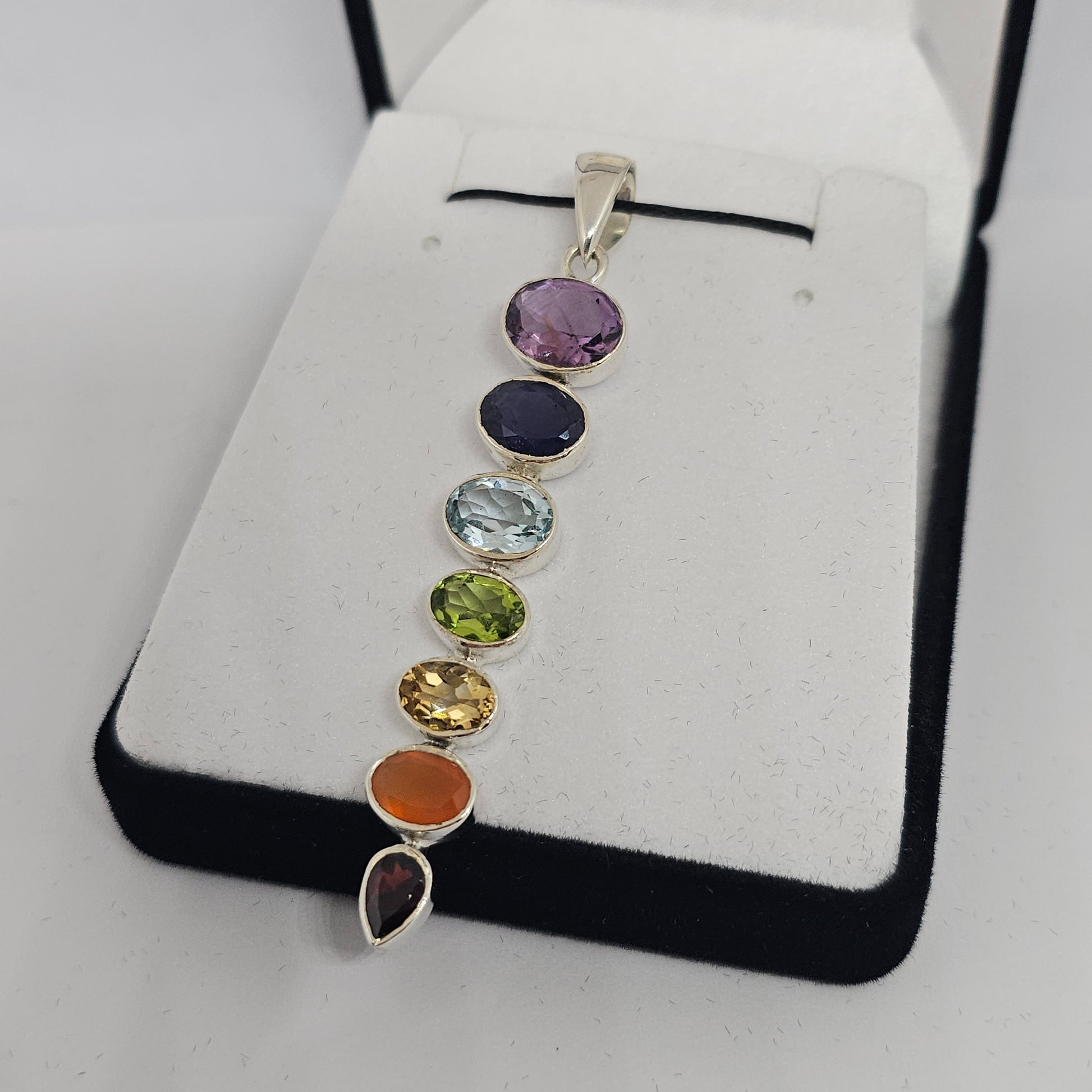 Chakra Sterling Silver Pendant - Rivendell Shop