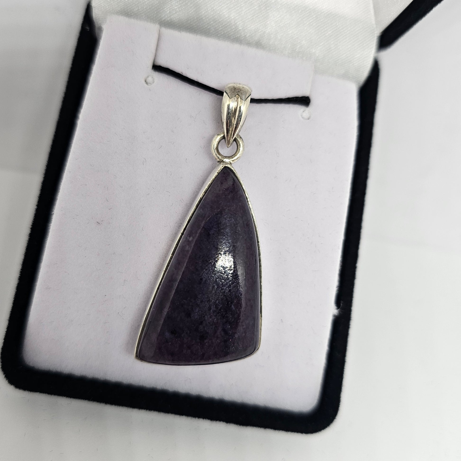 Charoite Sterling Silver Pendant - Rivendell Shop