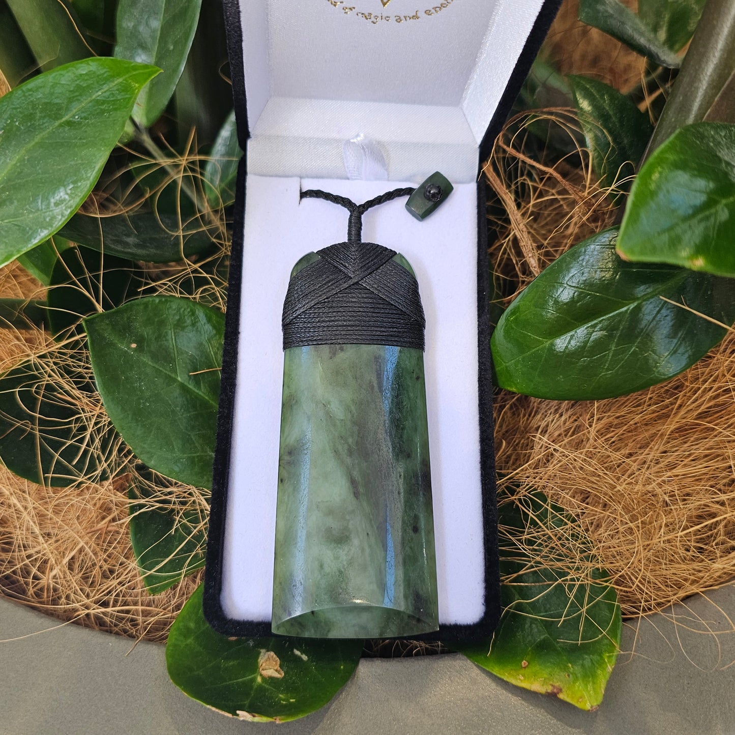 Large Greenstone (Pounamu) Toki Pendant 85mm x 35mm