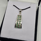 Emerald Sterling Silver Pendant - Rivendell Shop