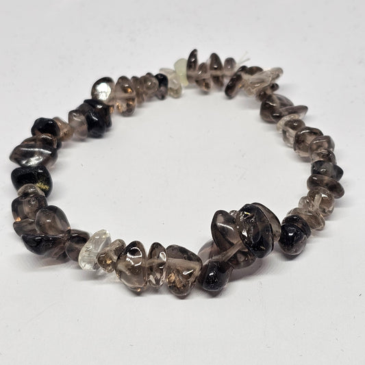 Smoky Quartz Chip Bracelet - Rivendell Shop
