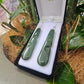 Greenstone (Pounamu) Double Koru Earrings Large - Rivendell Shop