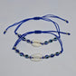 Evil Eye Wax Bracelet with Cowrie Shell - Rivendell Shop