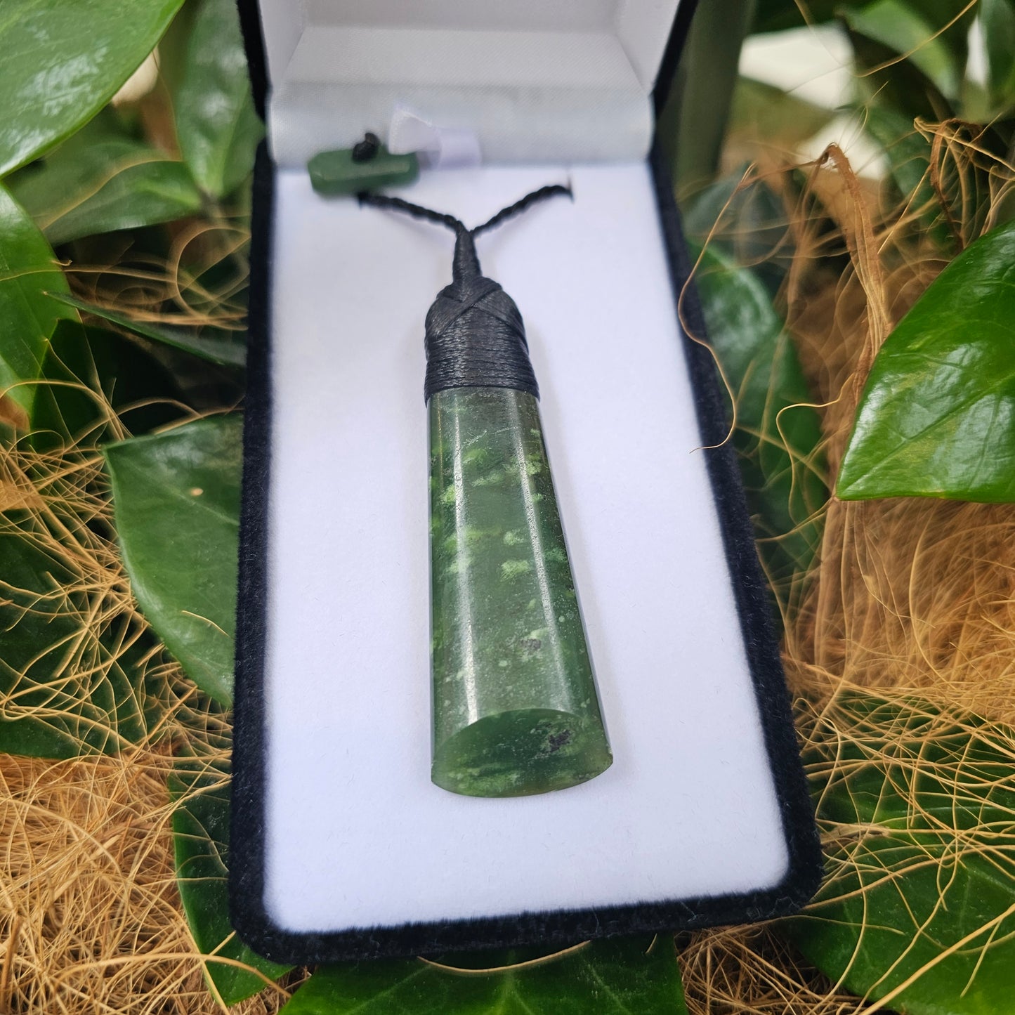 Greenstone Toki Pendant 65 x 20 mm