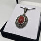 Carnelian Sterling Silver Pendant - Rivendell Shop